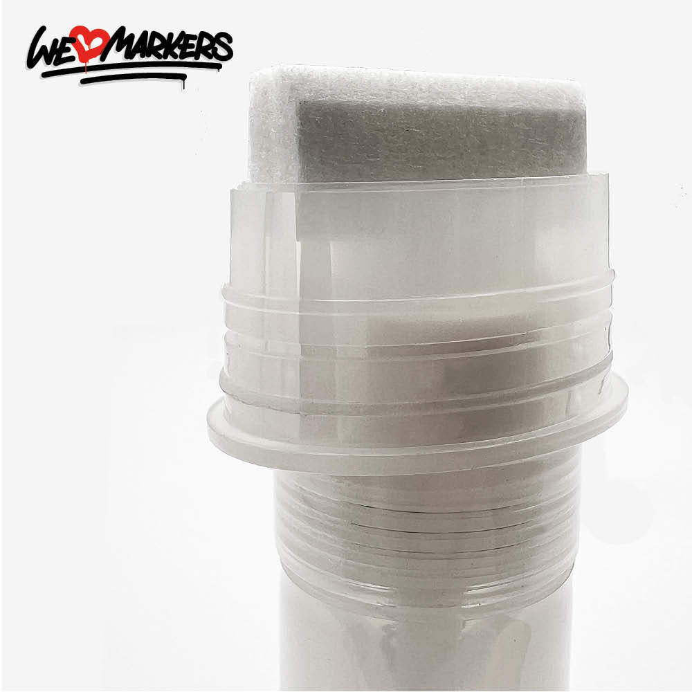 WLM 6030 EMPTY PUMP-ACTION MARKER PEN WITH 2 MIXING BALLS - 30MM BROAD